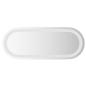 Preview: LED-Badspiegel 50x20 cm Oval
