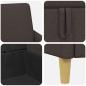 Preview: Sofa Set mit Stauraum 2 Stk. Dunkelbraun Polyester