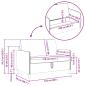 Preview: Sofa Set mit Stauraum 2 Stk. Dunkelbraun Polyester