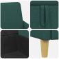 Preview: Sofa Set mit Stauraum 2 stk. Dunkelgrün Polyester