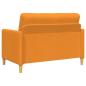 Preview: Sofa Set mit Stauraum 2 stk. Dunkelgelb Polyester