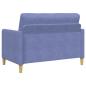 Preview: Sofa Set mit Stauraum 2 stk. Jeans blau Polyester