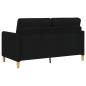 Preview: Sofa Set mit Stauraum 2 stk. Schwarz Polyester