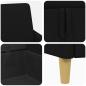 Preview: Sofa Set mit Stauraum 2 stk. Schwarz Polyester