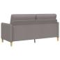 Preview: Sofa Set mit Stauraum 2 stk. Taupe Polyester