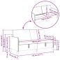 Preview: Sofa Set mit Stauraum 2 Stk. Weinrot Polyester