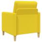 Preview: Sofa Set mit Stauraum 2 stk. Helles Gelb Polyester