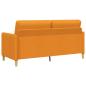 Preview: Sofa Set mit Stauraum 2 stk. Dunkelgelb Polyester
