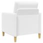 Preview: Sofa Set mit Stauraum 2 Stk. Weiß Polyester