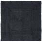 Preview: ARDEBO.de - Bereichsteppiche Quadratisch Dunkelgrau 160 x 160 cm Jute