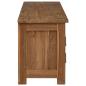 Preview: TV-Schrank 110 x 30 x 40 cm Natur Massivholz Teak