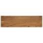 Preview: TV-Schrank 110 x 30 x 40 cm Natur Massivholz Teak