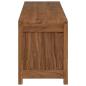 Preview: TV-Schrank 110 x 30 x 40 cm Natur Massivholz Teak