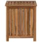 Preview: Wäschekorb Natur Massivholz Teak