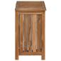 Preview: Wäschekorb Natur Massivholz Teak