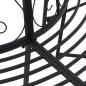 Preview: Baumbank 4-Sitzanzahl 160 x 80 x 89 cm Stahl Schwarz