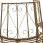 Preview: Baumbank 4-Sitzanzahl 160 x 80 x 89 cm Stahl Antikbraun