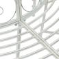 Preview: Baumbank 4-Sitzanzahl 160 x 80 x 89 cm Stahl Antik Weiß
