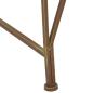 Preview: Baumbank 4-Sitzanzahl 160 x 80 x 44 cm Stahl Antikbraun