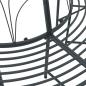 Preview: Baumbank 4-Sitzanzahl 160 x 80 x 89 cm Stahl Silber Grau