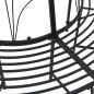 Preview: Baumbank 4-Sitzanzahl 160 x 80 x 89 cm Stahl Schwarz