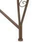 Preview: Baumbank 8-Sitzanzahl Ø 160 x 89 cm Stahl Antikbraun Rund