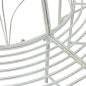 Preview: Baumbank 4-Sitzanzahl 160 x 80 x 89 cm Stahl Antik Weiß