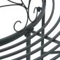 Preview: Baumbank 4-Sitzanzahl 160 x 80 x 89 cm Stahl Silber Grau