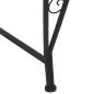 Preview: Baumbank 4-Sitzanzahl 160 x 80 x 89 cm Stahl Schwarz