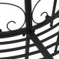 Preview: Baumbank 4-Sitzanzahl 160 x 80 x 89 cm Stahl Schwarz