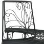 Preview: Baumbank 4-Sitzanzahl 160 x 80 x 89 cm Stahl Schwarz