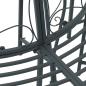 Preview: Baumbank 4-Sitzanzahl 160 x 80 x 89 cm Stahl Silber Grau