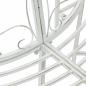 Preview: Baumbank 4-Sitzanzahl 160 x 80 x 89 cm Stahl Antik Weiß