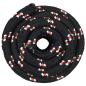 Preview: Bootsseil 5 mm 10 m Schwarz und Rot