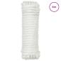Preview: Bootsseil 12 mm 6 m Weiß Polyester