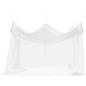 Preview: Garten Moskitoschutznetz 220 Mesh Weiß 4 x 4 x 2,5 m Polyester