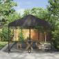 Preview: ARDEBO.de - Moskito-Netz für Pavillon 220 Mesh Schwarz 6 x 3 x 2 m