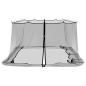 Preview: Moskito-Netz für Pavillon 220 Mesh Schwarz 6 x 3 x 2 m