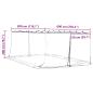 Preview: Moskito-Netz für Pavillon 220 Mesh Schwarz 6 x 3 x 2 m