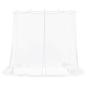 Preview: Moskito-Netz für Pavillon 220 Mesh Weiß 2 x 2 x 2 m Polyester