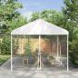 Preview: ARDEBO.de - Moskito-Netz für Pavillon 220 Mesh Weiß 6 x 3 x 2 m Polyester