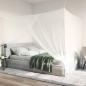 Preview: Moskito-Netz für das Bett 3 Stk. 156 Mesh Weiß Polyester
