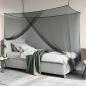 Preview: Moskito-Netz für das Bett 156 Mesh Schwarz 220 x 120 x 150 cm