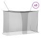 Preview: Moskito-Netz für das Bett 3 Stk. 156 Mesh Schwarz Polyester