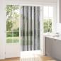 Preview: ARDEBO.de - Insektenschutzvorhang Chenille Grau und Schwarz 90 x 200 cm