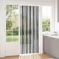 Preview: ARDEBO.de - Insektenschutzvorhang Chenille Grau und Schwarz 90 x 220 cm