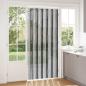 Preview: ARDEBO.de - Insektenschutzvorhang Chenille Grau und Schwarz 100 x 220 cm