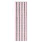 Preview: Insektenschutzvorhang Chenille Silber Grau und Rosa 56 x 185 cm