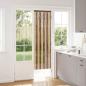 Preview: ARDEBO.de - Insektenschutzvorhang Chenille Braun und Beige 56 x 185 cm