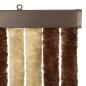 Preview: Insektenschutzvorhang Chenille Braun und Beige 56 x 200 cm
